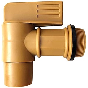 lumax lx-1726  barrel faucet with 2 male drum adaptor for dispensing non-corrosive lightweight oils mild chemicals most water-based fluids and cleaning solutions