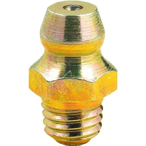 lumax lx-3301 goldsilver 6mm x 1mm taper metric thread straight 06034 long grease fitting pack of 100