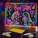 Lumiboard Led Drawing Board 7 Colors, Light Up Cosmody Drawing Board, Glowing Acrylic Dry Erase Board,Holiday Gifts for Kids Girls Teens(14.25")