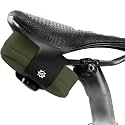 Lumiere &amp; Co. Falcon Magnetic Saddle Bag - Fast Magnetic Buckle Attachment (Green, Medium)