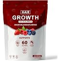 Hair Growth Vitamins Gummies for Black Women, Hair Growth & Strength, Promote Hair Strength & Growth with Biotin Collagen & Botanical Extracts, Delicious Berry Flavor, 60 Count