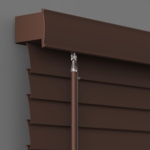 Lumino 2 inch Flat Slat Faux Wood