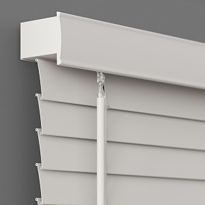 Lumino 2 inch Flat Slat Faux Wood
