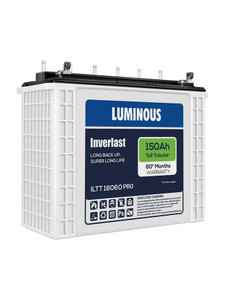 LUMINOUS 60 Months Warranty Tubular Inverter Battery