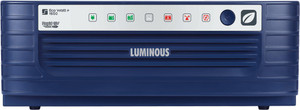 luminous eco watt  1650 ecowatt  1650 with 24 months warranty pure sine wave inverter 1500 va