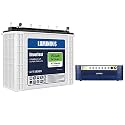 Luminous Inverter &amp; Battery Combo (Hercules 1600 Square Wave 1500VA/12V Inverter with ILTT18060 Tall Tubular 150Ah Battery) for Home, Office &amp; Shops