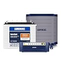 Luminous Inverter & Battery Combo with Trolley (Hercules 1600 Square Wave 1500VA/12V Inverter with ILTT24060 Tall Tubular 180Ah Battery) for Home, Office & Shops