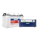 Luminous Inverter & Battery Combo for Home, Office & Shops (Eco Volt Neo 1050 Sine Wave Inverter, Red Charge 15000 PRO 120 Ah Tall Tubular Battery)