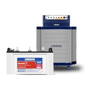 luminous inverter amp battery combo power sine 1100 pure sine wave 900va12v inverter with rc15000pro 120ah battery for home office amp shops