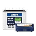 Luminous Inverter &amp; Battery Combo (Power sine 1100 Pure Sine Wave 900VA/12V Inverter with ILTT18060PRO Tall Tubular 150Ah Battery) for Home, Office &amp; Shops