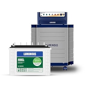 luminous inverter amp battery combo with trolley power sine 1100 pure sine wave 900va12v inverter shakti charge sc 18060 tall tubular 150ah battery with trolley for home office and shops
