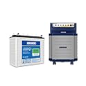 Luminous Inverter &amp; Battery Combo (Power Sine 800 Inverter, Power Charge 150 Ah Tubular Battery with Trolley) for Home, Office &amp; Shops