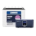 Luminous Inverter &amp; Battery Combo (Zolt 1100 Pure Sine Wave 900VA/12V Inverter with ILTT 20060 Tall Tubular 160Ah Battery) for Home, Office &amp; Shops