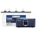 Luminous Inverter &amp; Battery Combo (Zolt 1100 Pure Sine Wave 900VA/12V Inverter with ILTJ18148TJ Tubular Jumbo 150Ah Battery) for Home, Office &amp; Shops