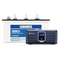 Luminous Inverter & Battery Combo (Zolt 1100 Pure Sine Wave 900VA/12V Inverter with PC18042TJ Tubular Jumbo 150Ah Battery) for Home, Office & Shops
