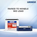 Luminous Inverter &amp; Battery Combo for Home, Shop &amp; Office – Hercules 1600 (1500VA/12V) Sine Wave Inverter +RC25000 200Ah Tall Tubular Battery | 36M Warranty on Inverter &amp; Battery