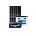 Luminous NXG+ 850 Inverter (1) with LPTT 12150H Battery (1) and Solar Panel 170W (3), Blue
