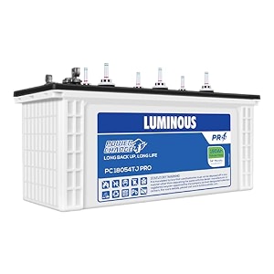 luminous power charge pc18054tj pro 150 ah12v recyclable tubular jumbo inverter battery for home office and shops
