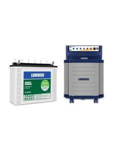 luminous powersine 1100 pure sine wave invertersc18060 150 ah battery with trolley combo with 24 months warranty pure sine wave inverter 900 va