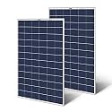 Luminous BIS Certified Polycrystalline 165 Watt Solar Panel For Home With PID Resistance Technology and Severe Weather Resilience (12 Volt)Pack of 2