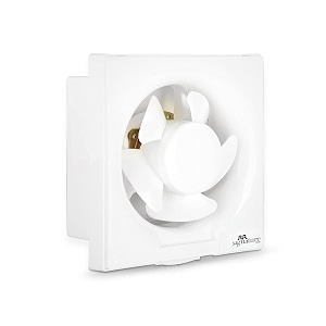 rr signature vento deluxe 150 mm exhaust fan for kitchen bathroom with strong air suction rust proof anti-dust shutters white i 3 year warranty