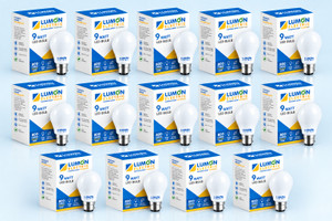 lumon 9 w basic round b22 led bulb