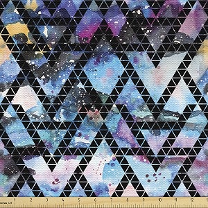 Lunarable Galaxy Fabric by The Yard Tribal