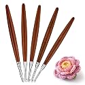 Lunarm Crochet Hooks 5pcs Ergonomic Crochet Aluminum Hooks Set
