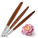 Lunarm Crochet Hooks Ergonomic Crochet Aluminum Hooks Set Size 6mm 7mm 8mm