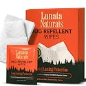 Lunata Natural Bug Wipes Plant-Powered with Oil of Lemon Eucalyptus
