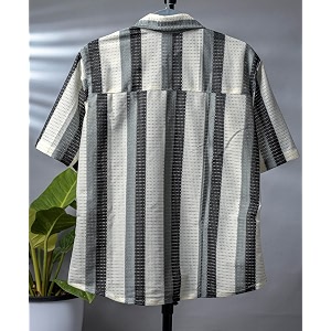 Lunice Crochet Regular Fit Shirt for Men