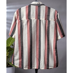 Lunice Crochet Regular Fit Shirt for Men