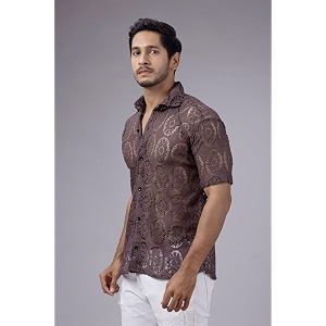 Wear a net Shirt Over a Contrasting