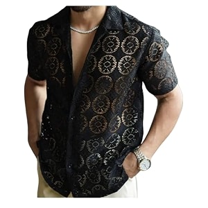 Wear a net Shirt Over a Contrasting
