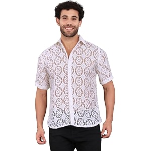 Wear a net Shirt Over a Contrasting