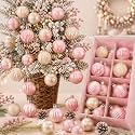 Lunmon 64 Pcs Blush Pink Champagne Gold