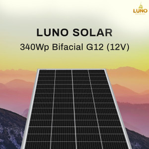 luno 340 watt 12 volt monocrystalline perc solar panel pack of 1