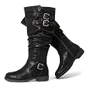 Luoika Women's Extra Wide Calf Knee-High Boots