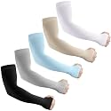 LUOLIIL VOE Arm Sleeves for Men Women，UV Sun Protection Cooling Compression