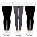 LUOUSE Girls' Leggings Full Length Comfy Pants Trousers 4-13 Years
