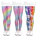 LUOUSE Girls' Leggings Full Length Comfy Pants Trousers 4-13 Years