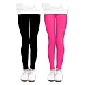 LUOUSE Girls' Leggings Full Length Comfy Pants Trousers 4-13 Years