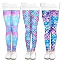 LUOUSE Girls' Leggings Full Length Comfy Pants Trousers 4-13 Years