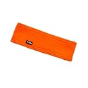Lupa Handmade Unisex Micro Fleece Headband - Triple-Layer Kids Ear Warmer (Orange)