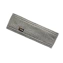 Lupa Kids Triple-Layer Fleece Headband, Made in Canada, Ages 4-12 (Grey)