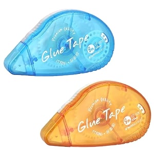 double sided tape roller scrapbooking tape dispenser runner for crafts and arts projects gift wrapping multicolor dside glue tape -2