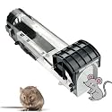 Humane Mouse Trap | Automatic Humane Non Toxic Rat and Mouse Trap | Rat Catcher and Rodent Trap for Mice | Rat Trap Cage for House Garden Patio | Mouse Catcher Trap (Transparent), Pack Of- (1)