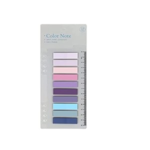 index tabs sticky notes with ruler color sticky tabs for notebook books pet material page tabs sticky flags file index tabs office stationery 1 packs  200 pcs notes