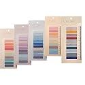 Index Tabs Sticky Notes with Ruler Color Sticky Tabs for Notebook, Books, PET Material Page Tabs Sticky Flags File Index Tabs Office Stationery (50 Color Sticky Note)