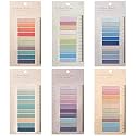 Index Tabs Sticky Notes with Ruler Color Sticky Tabs for Notebook, Books, PET Material Page Tabs Sticky Flags File Index Tabs Office Stationery (Pack of 6 Sticky Note)
